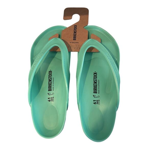 New Birkenstock Honolulu EVA Womens/ Mens Flip Flops Jade Green Sandal Size 41 - Picture 6 of 7